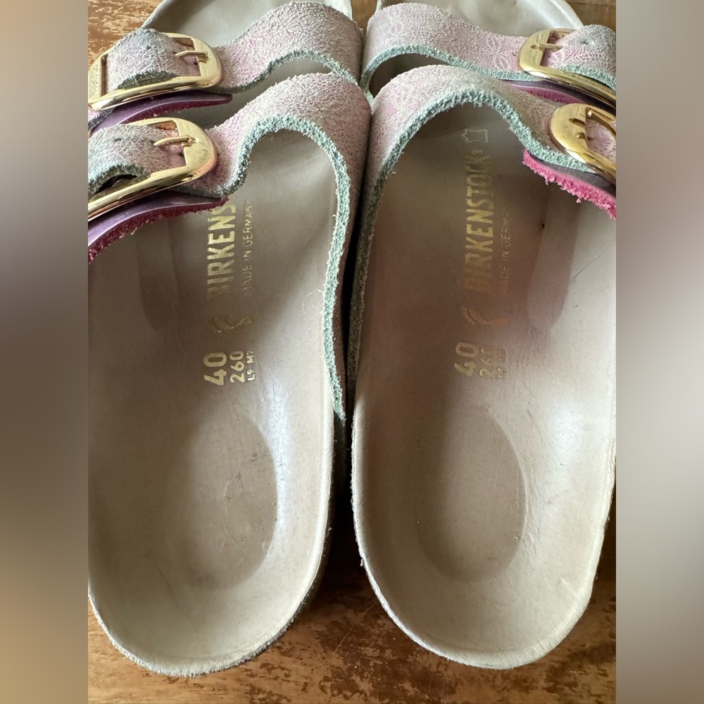 Gently Worn Patterned Birkenstocks - image 4